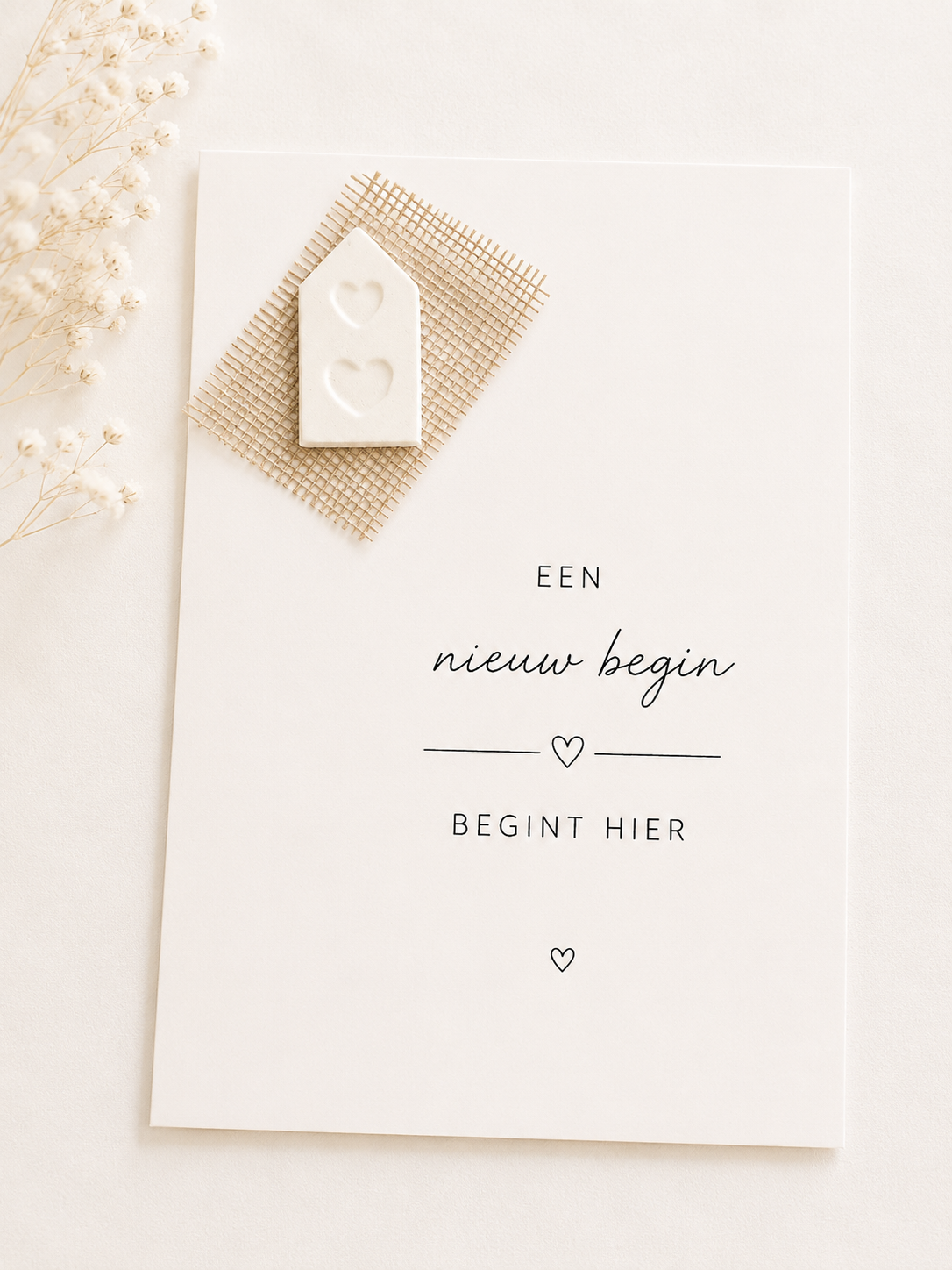 KAART"EEN NIEUW BEGIN!".