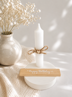 Kandelaar Happy Birthday