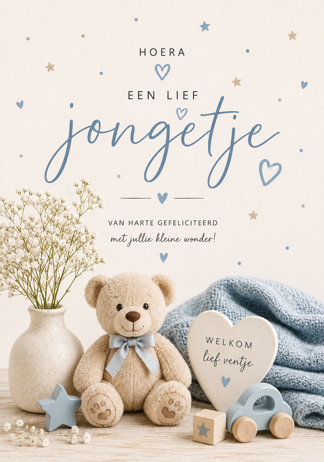 KAART"GEBOORTE ZOON!"