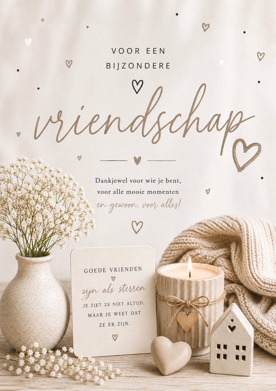 KAART"VRIENDSCHAP"!