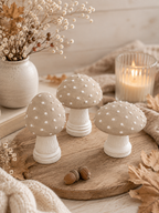 Paddenstoelen set van 3
