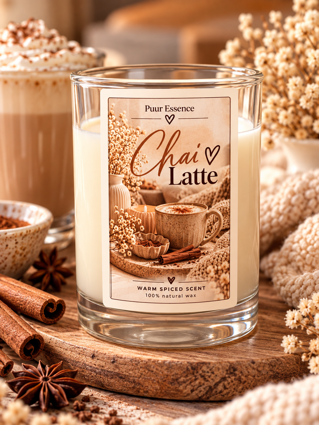 Geurkaars Chai Latte