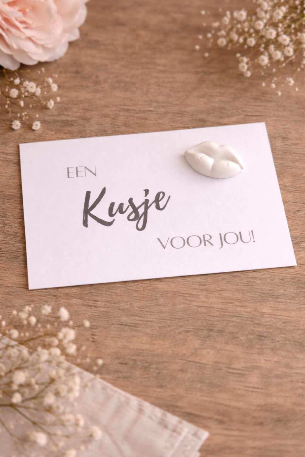 KAART " EEN KUSJE VOOR JOU!".
