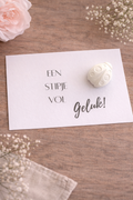 KAART" EEN STIPJE VOL GELUK!".