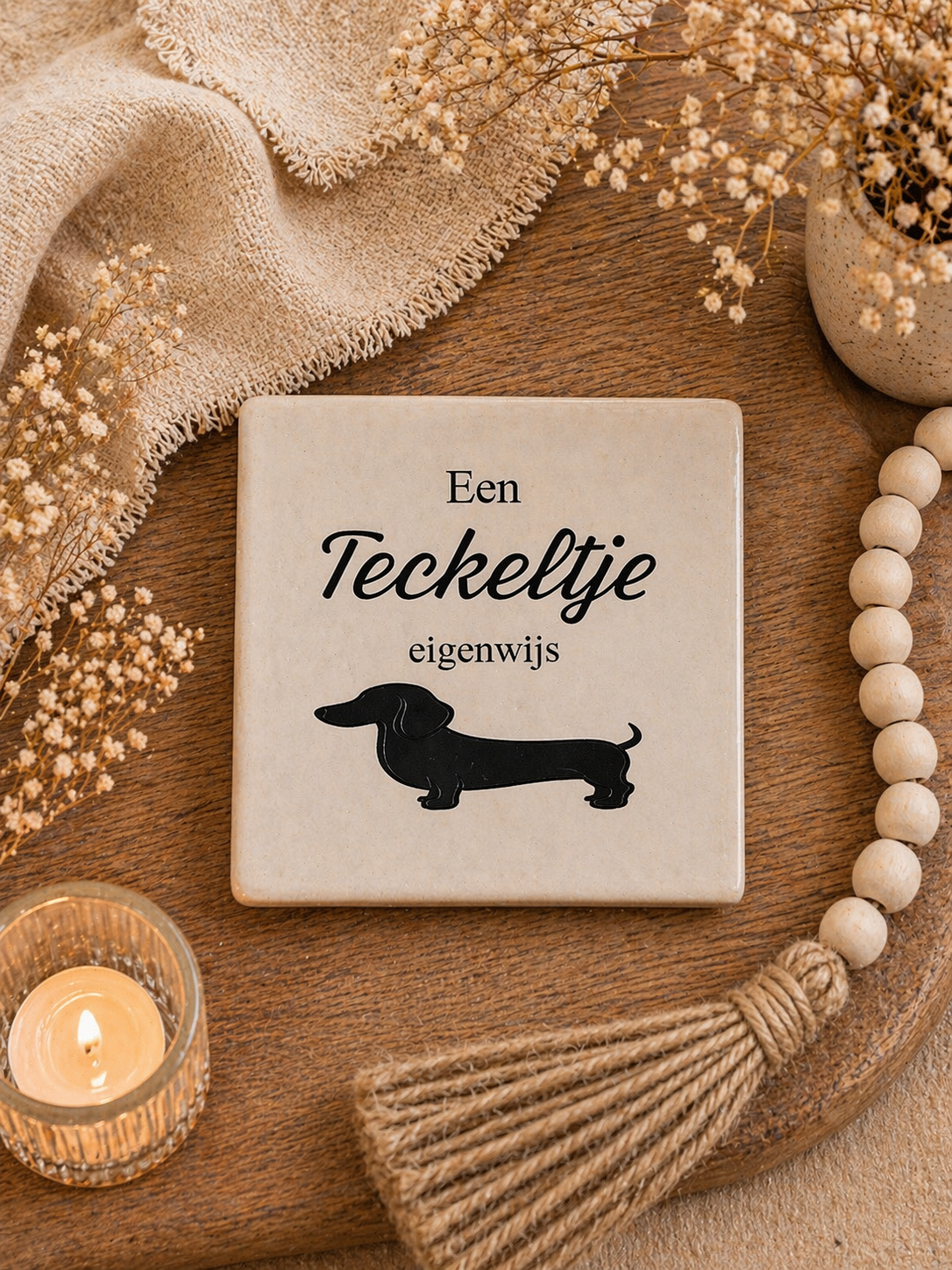 TEGELTJE "EEN TECKELTJE EIGENWIJS".