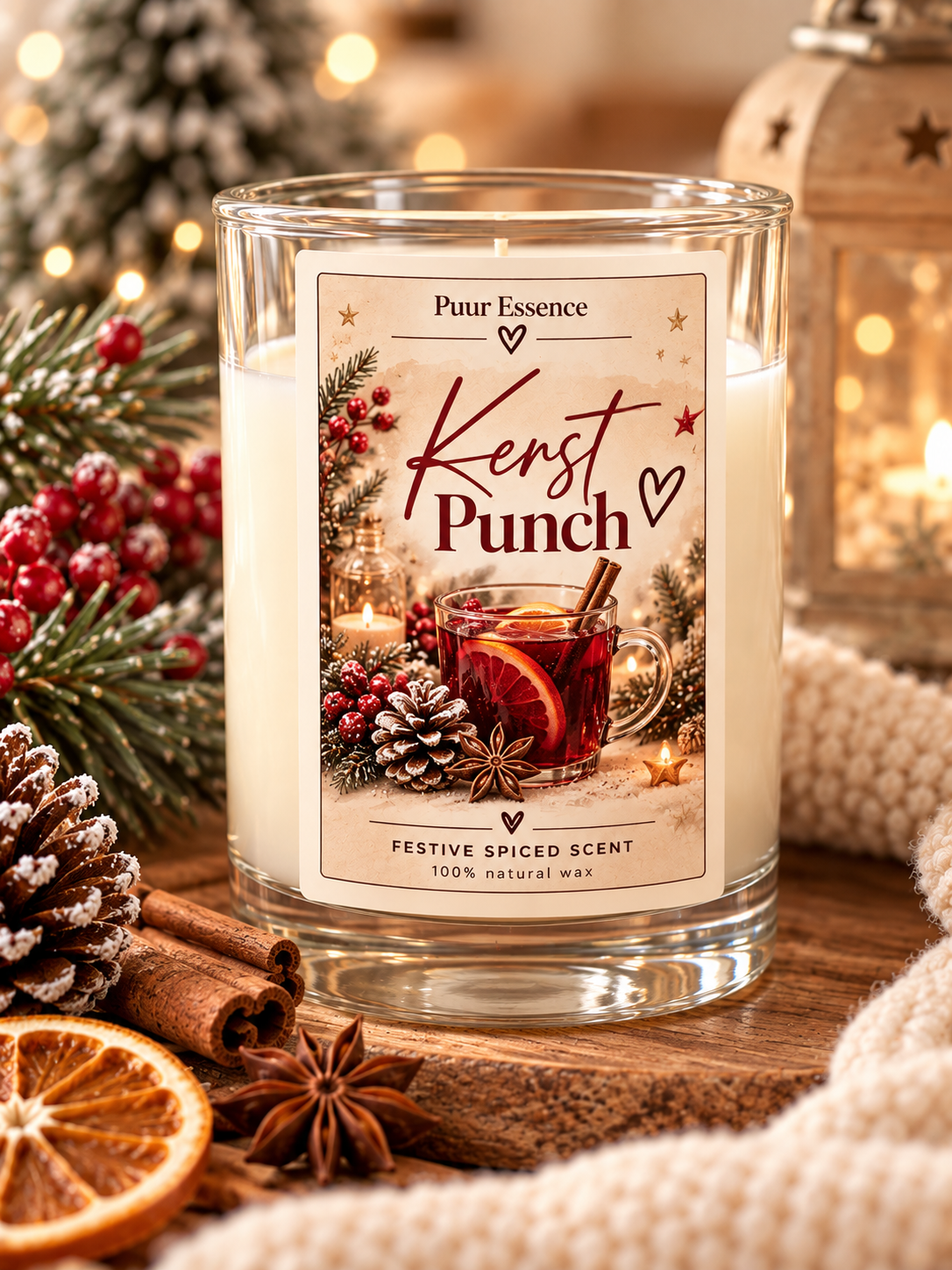 Geurkaars Kerstpunch