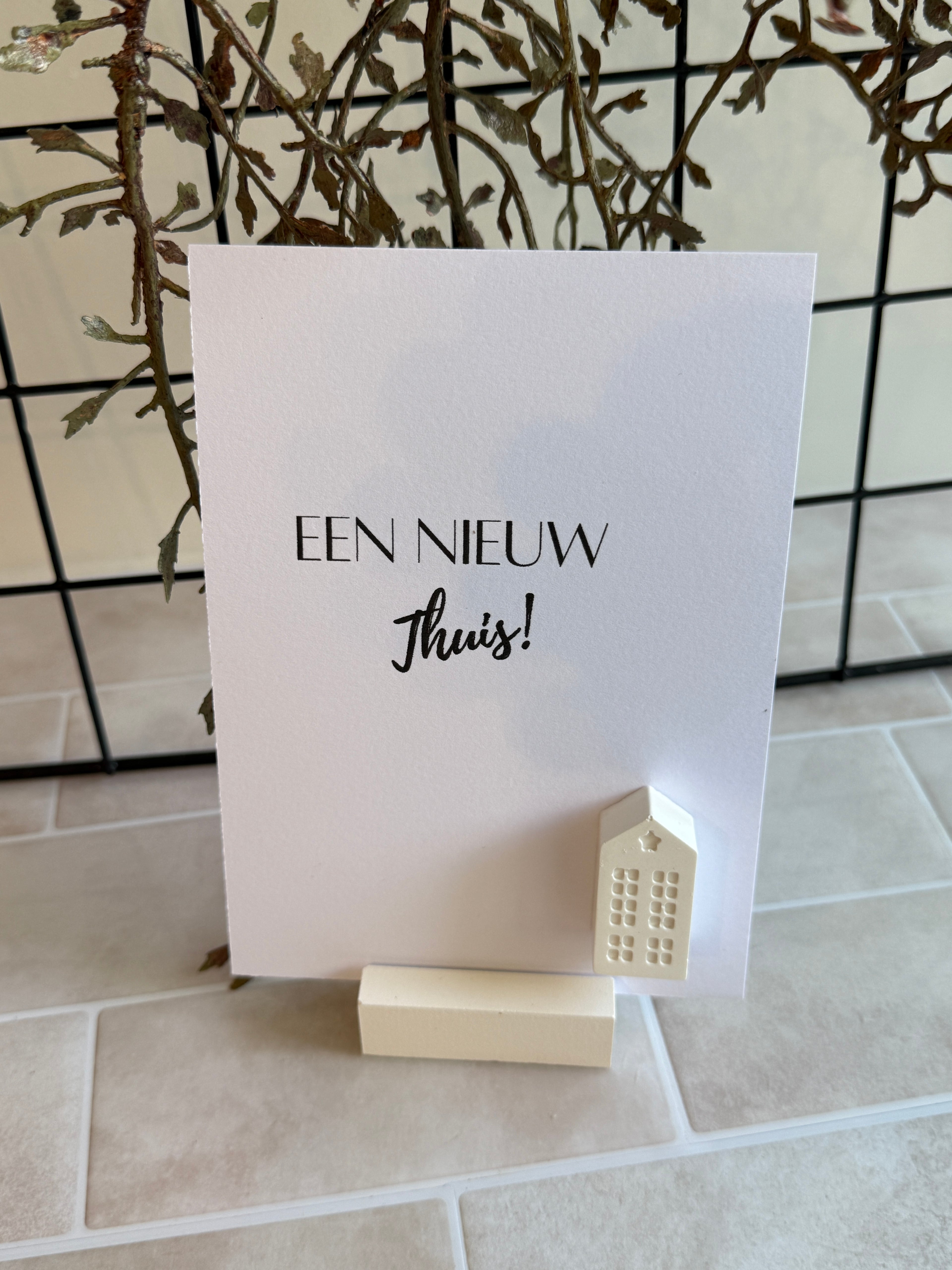 KAART " EEN NIEUW THUIS"