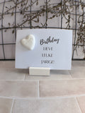 KAART "HAPPY BIRTHDAY JIJ LIEVE LEUKE JIJ!".
