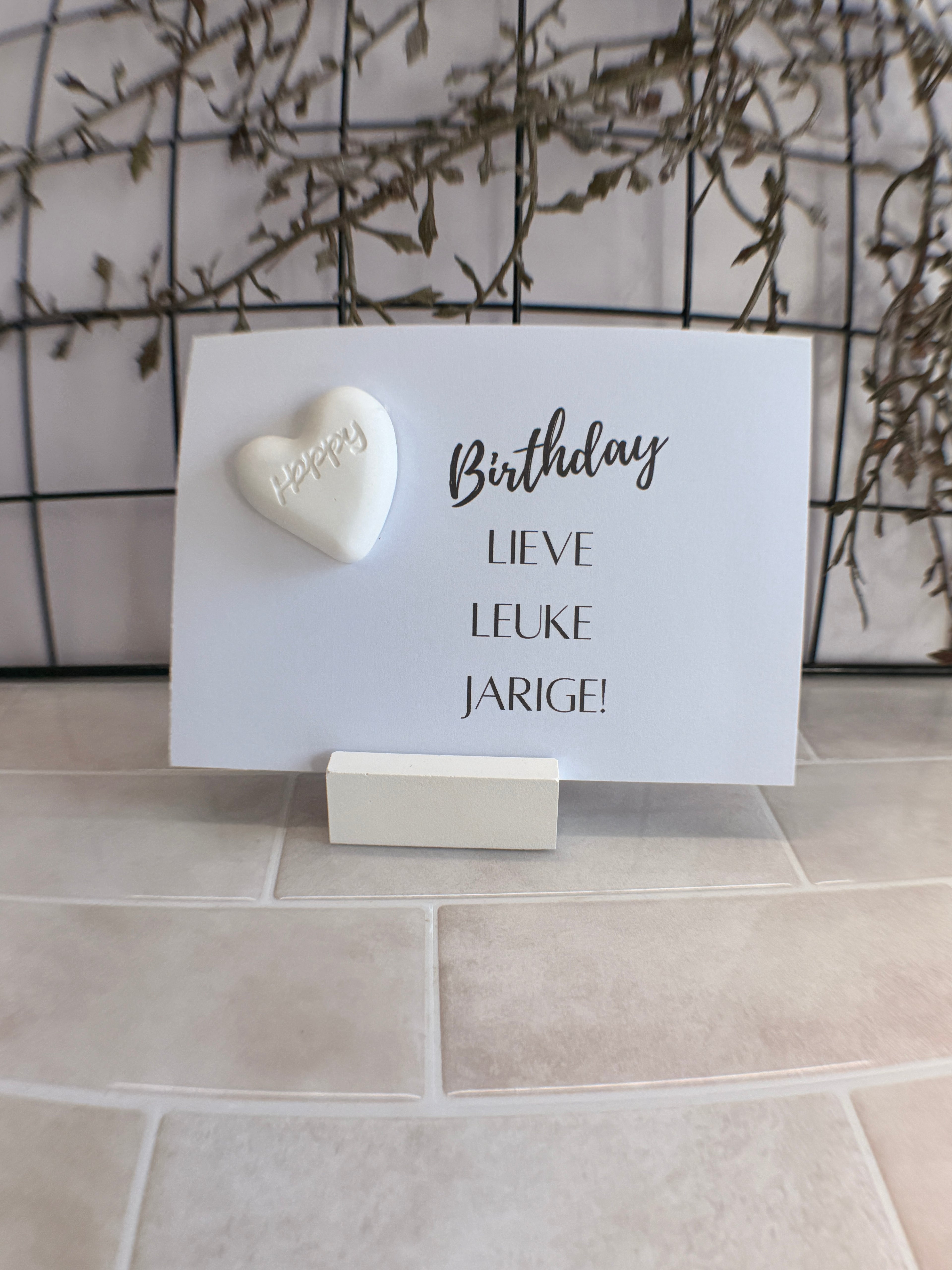 KAART "LIEVE LEUKE JARIGE!".