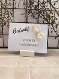 KAART "BEDANKT VOOR DE WANDELINGEN".