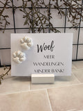 KAART "MEER WANDELINGEN MINDER BANK!".
